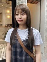 ニール 名古屋 伏見 丸の内(NEELU)&nbsp;【NEELU_misa】レイヤーカット ブリーチなしベージュ