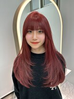 ロンドルピナス 小倉(Lond Lupinus) 黒髪カタログ/オリーブグレー/ココアベージュ/小顔に見せるヘア