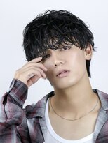 オーシャントーキョー 大阪(OCEAN TOKYO)&nbsp;シャドウパーマ波巻きパーマツーブロック無造作マッシュ