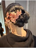 つやタイト和装ヘア【山科ヘアセット/山科着付け/和装セット】