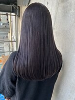 ベルベットヘア 千早店(Velvet hair)&nbsp;髪質改善カラー×ダークラベンダー【みつ】