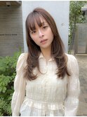 ロングレイヤー　ハッシュカット