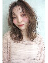 ジャドール(J'ADORE) 透け感シースルーバング×くしゅふわウェーブ