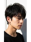 越谷/メッシュパーマ/フェザーカット/波巻きスパイラル/メンズ