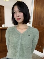 リヴ オオサカ(LIV OSAKA) ボブ/グレージュ/ブリーチなしカラー/顔周りレイヤー