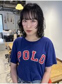 ＜sayaca＞顔まわりレイヤー　ニュアンスパーマ 