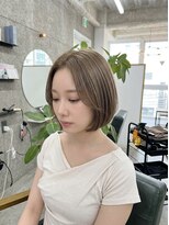 メルシー 福岡天神店(Merci) 福岡・大名・今泉の朝ラク縮毛矯正艶ボブ人気スタイル