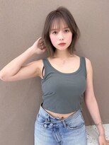 Moalana 名古屋 栄/髪質改善/縮毛矯正/レイヤー【モアラナ】&nbsp;ショート/ダークパープル/顔周り/30代40代50代/名駅