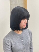 リフトバイマグ 松本駅前店(lift by mag) 20代30代40代髪質改善トリートメントブルーブラック透け感