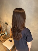 ヴェル(Vel.) 大人カジュアルふわゆれロング チョコレートブラウン 白髪染め