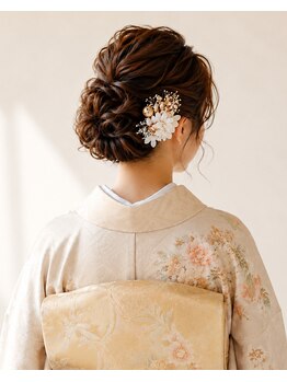 カウチ ヘアー ドレッシング(COUCH Hair Dressing)の写真/着付けができる美容室で特別な日を彩る!ヘアセットができる美容室で理想の姿に♪