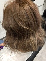 バベル(BABEL Hair Design)&nbsp;【BABEL】パールホワイトグラデーションカラー＠大生真吾