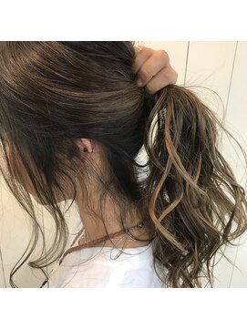 ブリックバイブレイス 千葉 千葉中央(brick by brace) ハイライト×ポニーテール☆