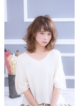 ネオリーブウリ 二子玉川店(Neolive uri) 《Uri/二子玉川》ゆるふわミディ×くせ毛風カール