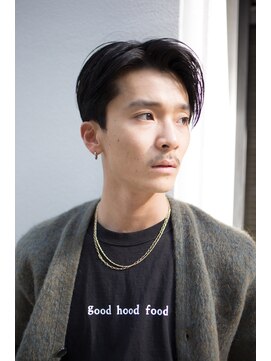 ピズム(PISM) ツーブロックショートレイヤー/コンマヘア/タイトストレート