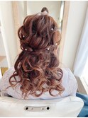 ハーフアップアレンジ【ヘアアレンジ　立川/立川南/八王子/袴】