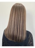 【L.I.G fukuoka】ペールベージュハイライトカラー