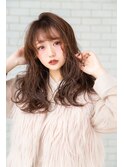 ピンクベージュモテ愛されウェーブ