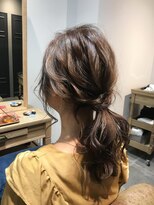 スーリール 九産大前店(Sourire) ルーズ編み込みポニーテール