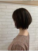  大人可愛い丸みボブライン☆