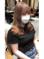 アリーズ(ALLYS)&nbsp;裾カラーオレンジ　@rrchimu