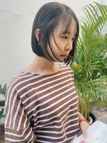 ウォーター 表参道(WATER) ミニボブ カラー 前髪 ショートカット/表参道.南青山