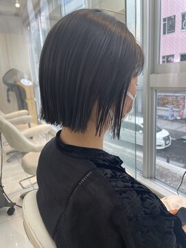ヘアアンドデイスパ アグー(hair&dayspa AGU) 【横須賀中央 AGU】切りっぱなしボブ