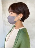 ブラウンショート_大人ガーリーチョコレートプリカール_ba418392