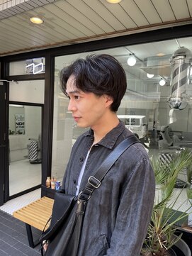 ウェルネス(Wellness) スパイラルツーブロックマッシュアップバングコンマヘア63