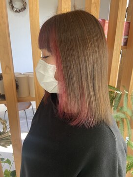 ロニ(Roni) フレーミングカラーピンク