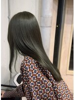 アリー 原宿 表参道(ALLY)&nbsp;［ALLY松村］ブリーチなしオリーブグレージュ20代／30代