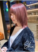 【SHIN★】透明感ピンクベージュ