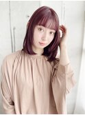 ツヤ感ナチュラルレイヤーストレート