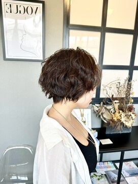 セジールへアメゾン(SAISIR HAIRMAISON) デザインカラー/レイヤーカット/ウェットヘア/オリーブベージュ