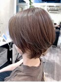 白髪染めを使わない白髪染め【チョコグレージュ】