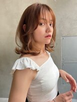 LIBERTE銀座　ふんわりブラウンカラー