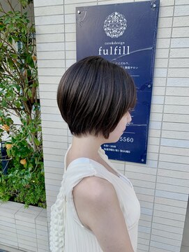 ケアアンドデザイン 今里本店(care&design fulfill) 【丸みショート】【纏まる】20代30代40代50代
