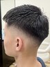 【男を極めるフェードカット】圧倒的なカッコよさ!フェードカット ￥5500