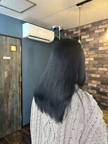 ユニコヘア(unico hair) 艶髪トリートメント×ブルーブラック