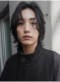 メンズパーマ/大人ショート/２０代３０代/ダークアッシュ
