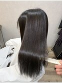 【黒髪ストレート】#髪質改善#美髪矯正#縮毛矯正