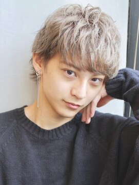 メンズソース 茨木(MEN'S SOURCE) ホワイトカラー×マッシュ/メンズ