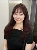 大人可愛韓国レイヤー/レイヤーカット