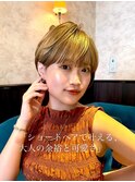 ●杉浦くびれヘア/アプリコットオレンジ/ショート/韓国27