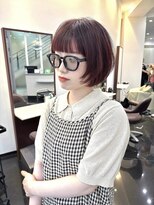 テテ(TETE)&nbsp;ボブ/ショートボブ/ボルドー/チェリーレッド