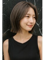 サードバイローラン(THiRD by ROULAND) オリーブグレークラゲヘアーココアベージュ