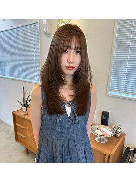 (髪質改善/レイヤーカット/インナーカラー/ケアブリーチ/韓国）