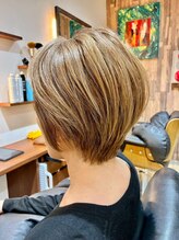 ケイキューブ(K-CUBE) 大人ショート髪質改善白髪染めハイライト20代30代40代元町中華街