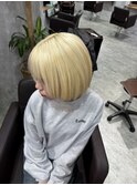 那覇美容室/おもろまち美容室/ぷつっとボブ/ミニボブ/小顔ボブ