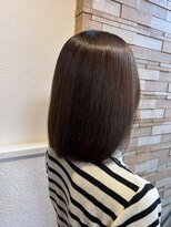 イグレック 庄内本店(igrek)&nbsp;上品♪ツヤサラブラウン×ボブスタイル